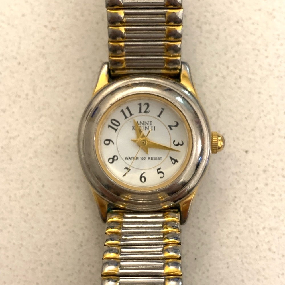 Anne Klein Gold and Silver Women's Watch